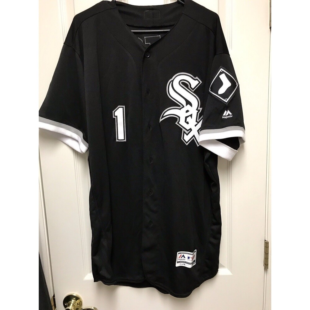 NWOT #1 Adam Eaton Chicago White Sox 48 Jersey Black Magestic